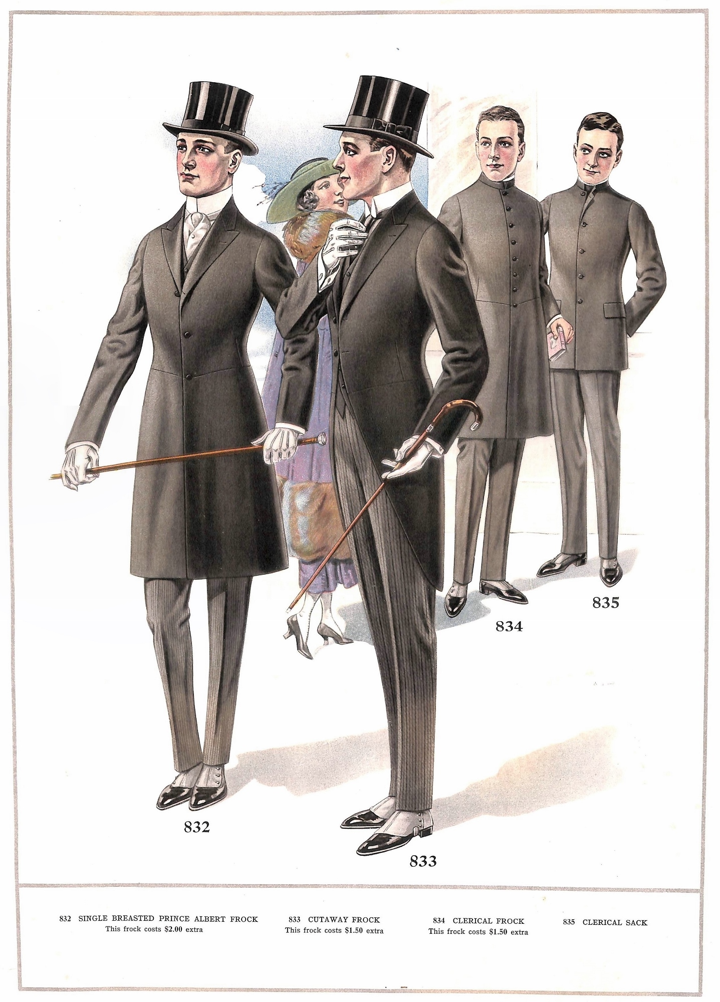 SOLD Men's Fashion, Formal Wear, Tails, Prince Albert Frock, J.L ...